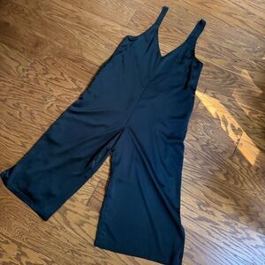 Ungrid Japanese Company Black Satin Romper, US size S